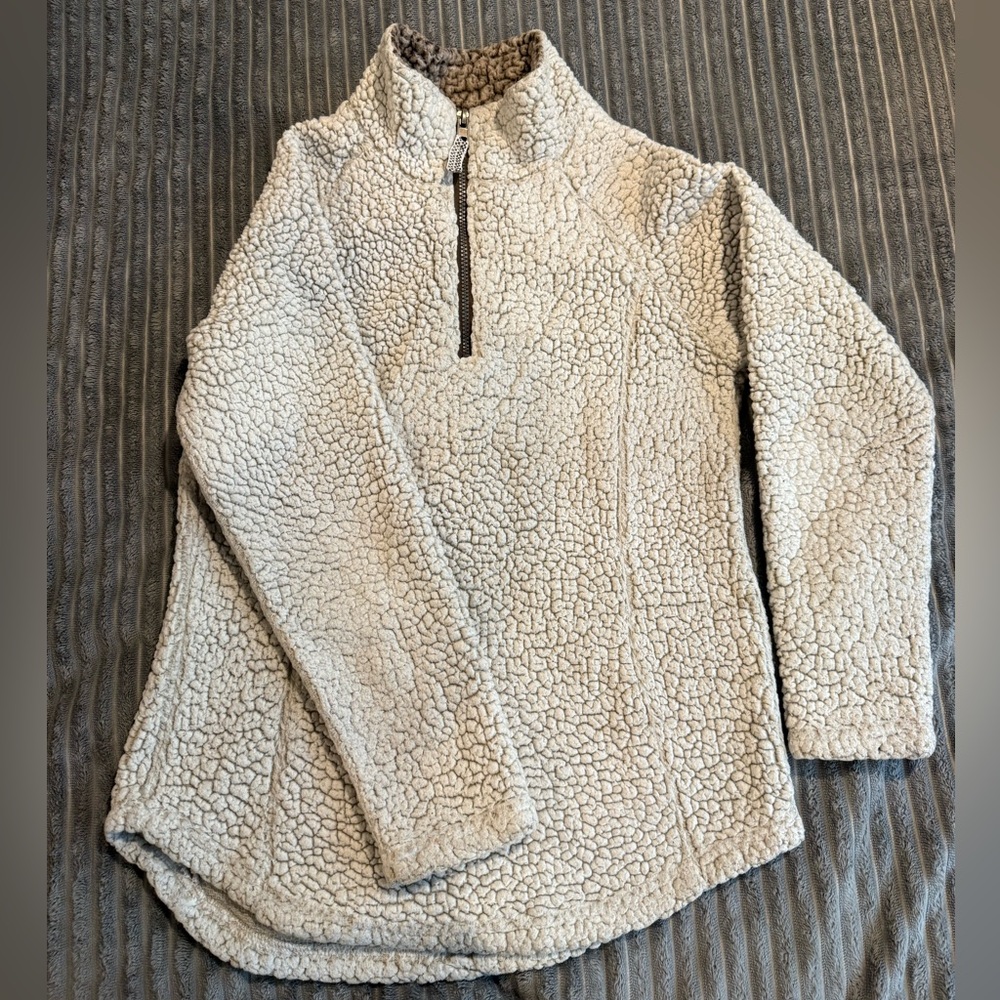 Cozy Sherpa Women's Quarter-Zip Sweater